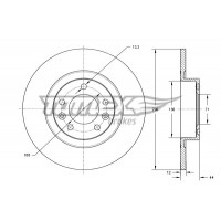 TX 73-68 TOMEX Brakes Гальмівний диск