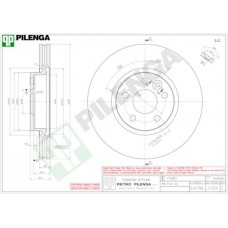 V259 PILENGA Гальмівний диск