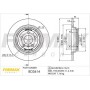 BD3614 FREMAX BRAKE DISC HIGH CARBON