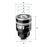 24.444.00 UFI Паливний фільтр