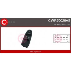 CWR70026AS CASCO Вимикач склопідйомник