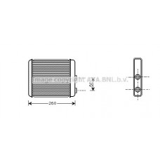 OL6259 AVA QUALITY COOLING Теплообмінник обігрів салону