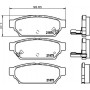 8DB 355 016-701 HELLA Комплект гальмівних колодок, дискове гальмо