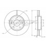 TX 73-30 TOMEX Brakes Гальмівний диск