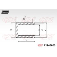 72946003 MAXTECH Поршень корпус скоби гальма