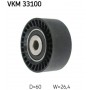 VKM 33100 SKF Паразитный / ведущий ролик, Поліклиновий ремінь