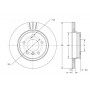 TX 71-57 TOMEX Brakes Гальмівний диск