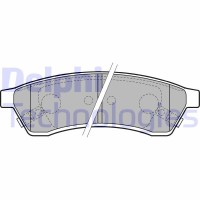 LP2197 DELPHI Комплект гальмівних колодок дисковий гальм