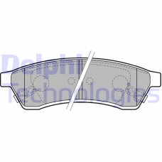 LP2197 DELPHI Комплект гальмівних колодок дисковий гальм