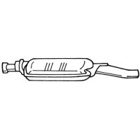 35434 SIGAM Середній глушник вихлопних газів