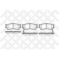 426 032-SX STELLOX Комплект гальмівних колодок дисковий гальм
