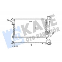 351820 KALE OTO RADYATÖR Радіатор охолодження двигуна