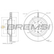 CD7503V BREMSI Гальмівний диск