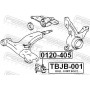 TBJB-001 FEBEST ремонтний комплект несучі напрямні шарніри