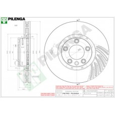 V997L PILENGA Гальмівний диск
