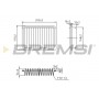 FA1024 BREMSI Повітряний фільтр
