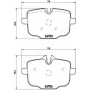 PP-0113AF JAPANPARTS Комплект гальмівних колодок дисковий гальм