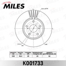 K001733 MILES Гальмівний диск