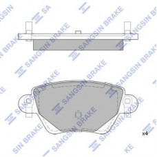 SP2031 Hi-Q Комплект гальмівних колодок дисковий гальм