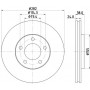 8DD 355 113-381 HELLA PAGID Гальмівний диск