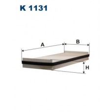 K 1131 FILTRON Фільтр повітря у внутрішньому просторі