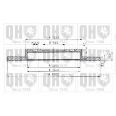 BDC3729 QUINTON HAZELL Гальмівний диск