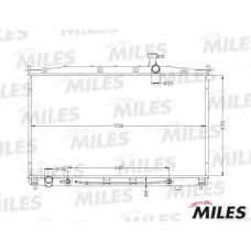 ACRB205 MILES Радіатор охолодження двигуна
