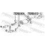 TEXB-004 FEBEST Монтажний комплект система випуску