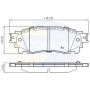 CBP02460 COMLINE Комплект гальмівних колодок дисковий гальм