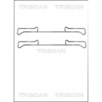 8105 101642 TRISCAN Комплектуючі колодки дискового гальма