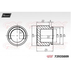 72935009 MAXTECH Поршень корпус скоби гальма