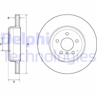 BG9130C DELPHI Гальмівний диск