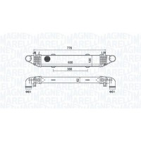 351319205040 MAGNETI MARELLI Интеркулер
