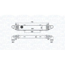 351319205040 MAGNETI MARELLI Интеркулер
