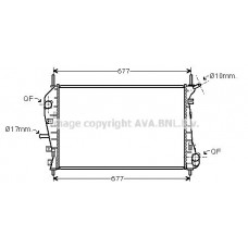 FDA2376 AVA QUALITY COOLING Радіатор охолодження двигуна