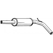 233-323 BOSAL Середній глушник вихлопних газів