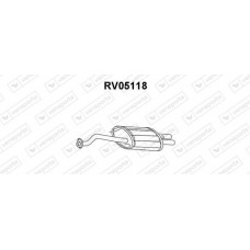 RV05118 VENEPORTE Глушник вихлопних газів кінцевий