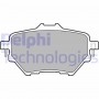 LP2505 DELPHI Комплект гальмівних колодок дисковий гальм