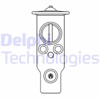CB1015V DELPHI Розширювальний клапан кондиціонера