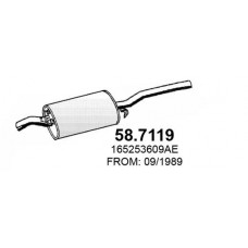 58.7119 ASSO Глушник вихлопних газів кінцевий