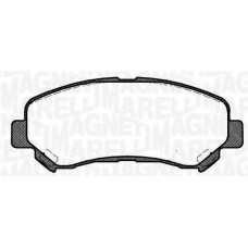 363916060811 MAGNETI MARELLI КомплеК т гальмівних колодок, дискове гальмо
