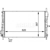 CR 1347 000S MAHLE Радіатор охолодження двигуна