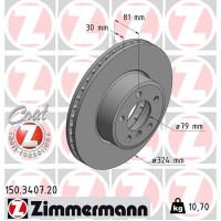 150.3407.20 ZIMMERMANN Гальмівний диск
