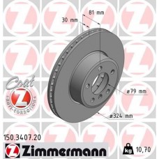 150.3407.20 ZIMMERMANN Гальмівний диск