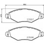 8DB 355 009-411 HELLA Комплект гальмівних колодок дисковий гальм