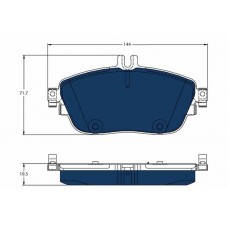 GDB1932BTE TRW Комплект гальмівних колодок дисковий гальм