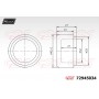 72945034 MAXTECH Поршень корпус скоби гальма
