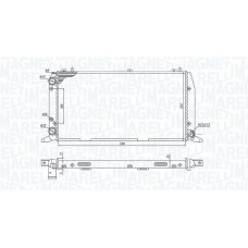 350213188700 MAGNETI MARELLI Радіатор охолодження двигуна