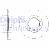 BG4075 DELPHI Гальмівний диск