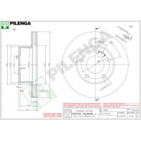 V114 PILENGA Гальмівний диск